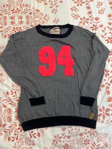 Gray '94' Graphic Sweatshirt