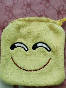 Cute Emoji Plush Coin Pouch