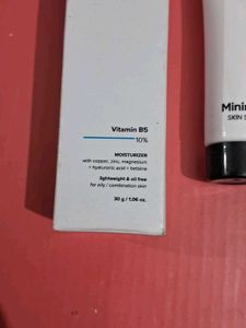 Minimilst face moisturizer