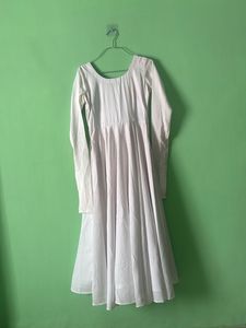 Elegant White Anarkali Kurta
