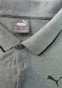 Puma Grey Polo T-Shirt