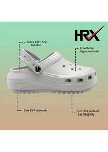 new HRX light grey Casual Clogs crocs