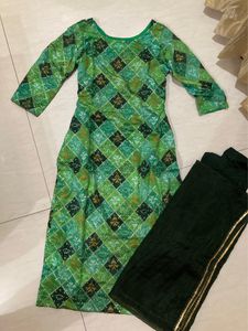 Fully Stiched Crepe Suit For Women
