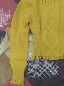 Yellow Knit Sweater