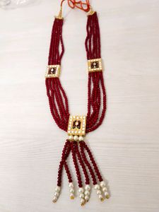 Beautiful Maala Set With Earrings