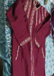 woolen Embroidered beautiful kashmiri Kurta Jacket