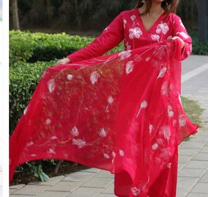 Instagram store Bareeki hand painted Kurta Set