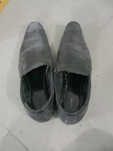 Classic Black Leather Loafers