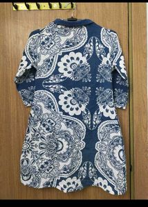 Sangria kids blue 💙 Floral Print Kurta