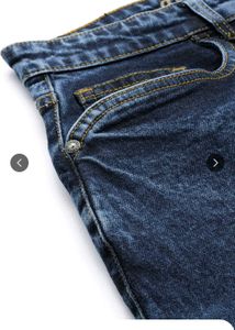 Stylish Denim Midi Skirt with High Slit