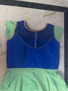 Blue &amp; Mint Anarkali Dress