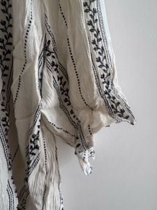 Only - Women’s Boho Striped Cotton Top