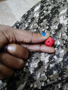 Red Buddha Figurine Beads