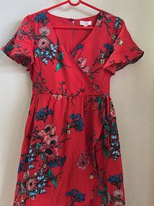 Floral Wrap Dress