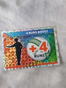 Cricket attax batting powerplay and run boost