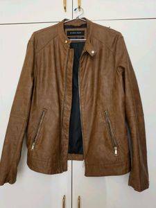 zara leather biker jacket for men