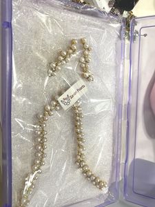 Lavari Pearls Necklace & Earring Set