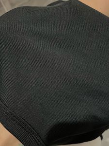 Sleek Black Sleeveless Mock Neck Top