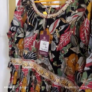 🎉Offer🎉Floral Print Kurta Set