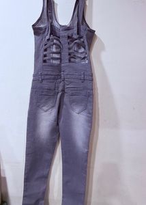 Not your basic dungaree -Ash grey denim