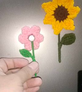 Handmade Crochet Flower Magnets