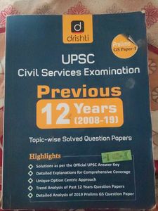 UPSC Civil Services Examination Previous 12 Years