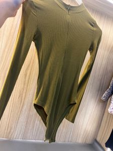 2 TRENDY Ribbed Bodysuit