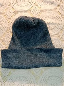 Cozy Knit Beanie Hat - Grey