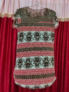 Brown, White Wivvennet Tunic Top
