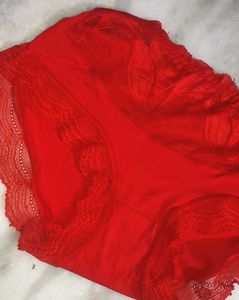 Red 🔴 Panty Briefs For Girl Or Woman 28 Waist