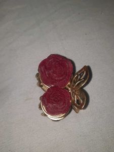 Vintage Rose Claw clip