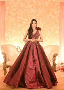 Heavy Reception Ball Gown