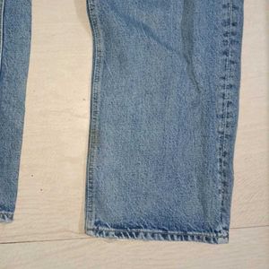 Korean straight fit jeans mid rise