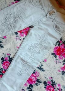 Light Wash Ripped Jeans last price