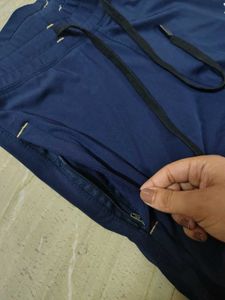 Adidas Navy Blue Track Pants | Unisex