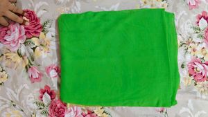 Unused new Green Saree with Embellished Border