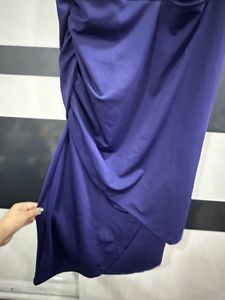Stylish Navy Blue Cutout Midi Dress