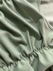 Sheer Ruched Crop Top