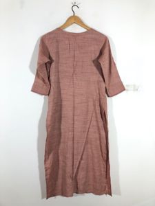 Brown Emboridered Kurta(Women’s)