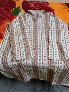 Striped Cotton Kurta Shirt