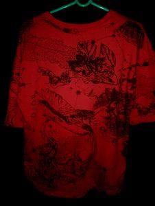 Christian Dior Red Graphic T-Shirt