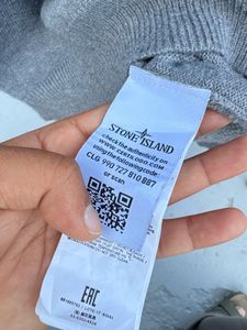 💯 % og stone island Grey Hooded Sweater