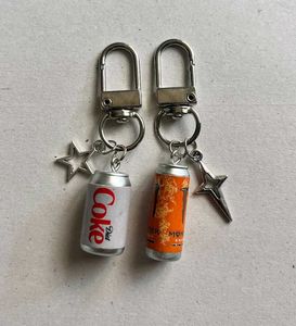Diet coke and Monster Keychains