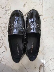 brand new Luna Blu Black Studded Loafers