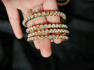 Sparkling Stone Bangles