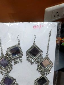 New Oxidised Silver Jwellery Set