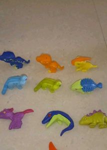 Set of 10 Dinosaur Figurines