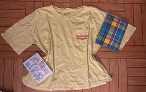 Cute y2k Yellow "Weekend Begins" T-Shirt