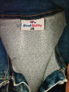 Denim Button-Up Dress
