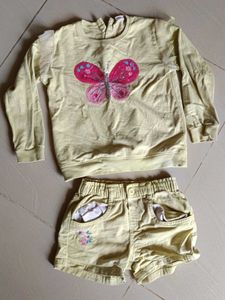 Cute Butterfly Baby Girl Set